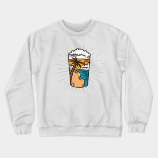 Fresh Beer Summer Vibes Crewneck Sweatshirt